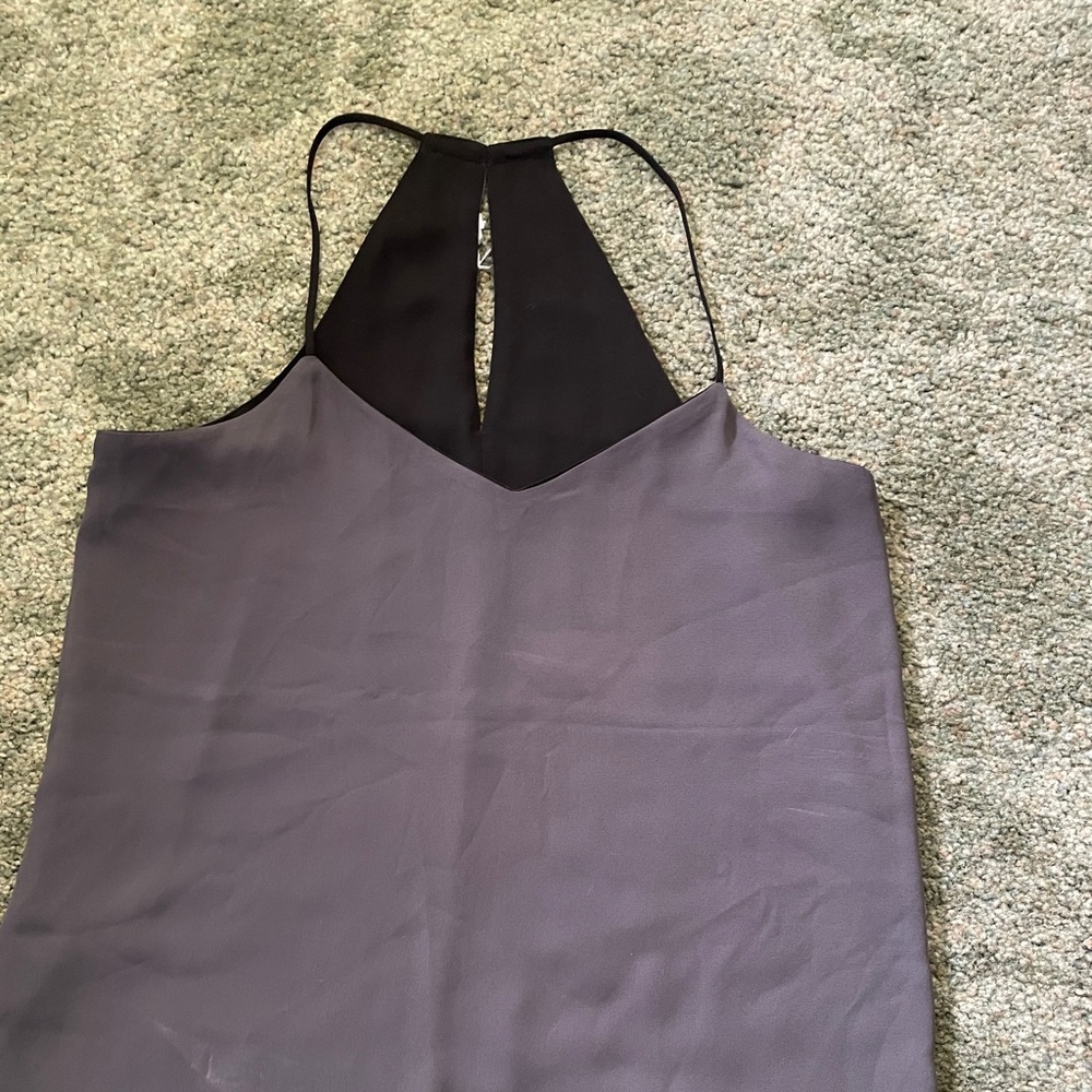 Express gray/black reversible camisole